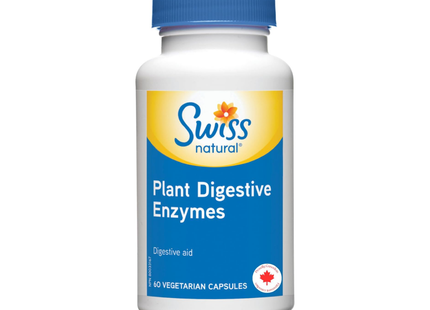Swiss Natural - Enzymes digestives végétales | 60 V-Gélules