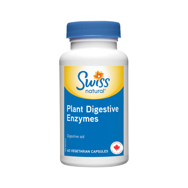 Swiss Natural - Plant Digestive Enzymes | 60 V-Caps