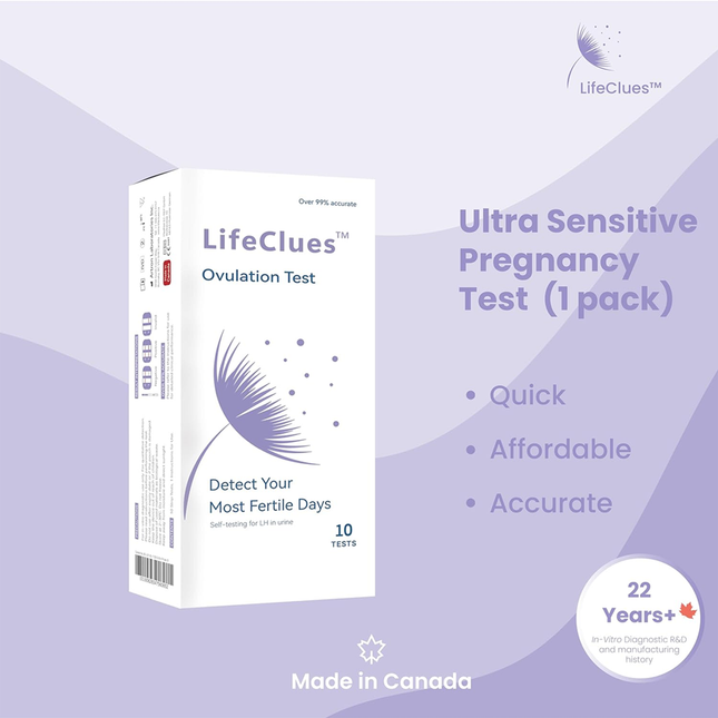 LifeClues - Test d'ovulation | 10 épreuves