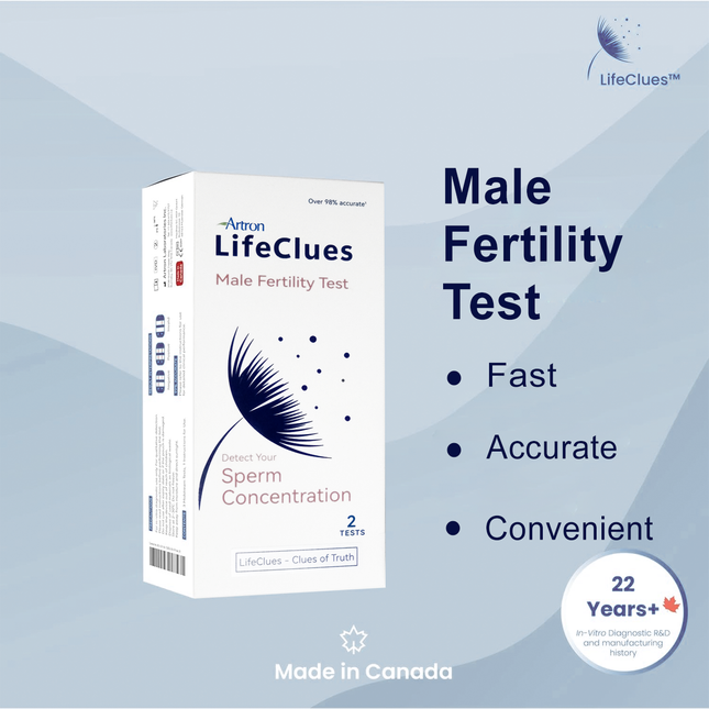 LifeClues - Test de fertilité masculine | 2 épreuves 