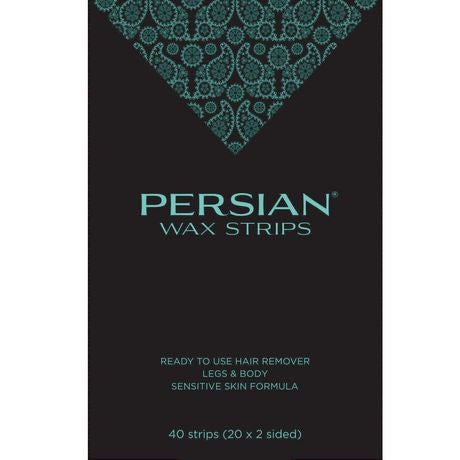 Bandes de cire persane – Peau sensible | 40 bandes