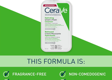 CeraVe - Hydrating Cream-To-Foam Cleanser