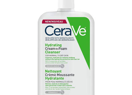 CeraVe - Hydrating Cream-To-Foam Cleanser