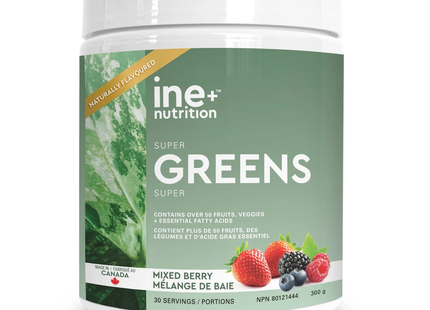 ine+ Nutrition - Super Greens Mixed Berry | 300 g