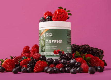 DOUBLE PACK ine+ Nutrition - Super Greens Mixed Berry | 300 g