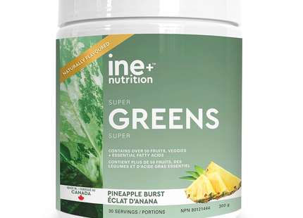 ine+ Nutrition - Super Greens Pineapple Burst | 300 g