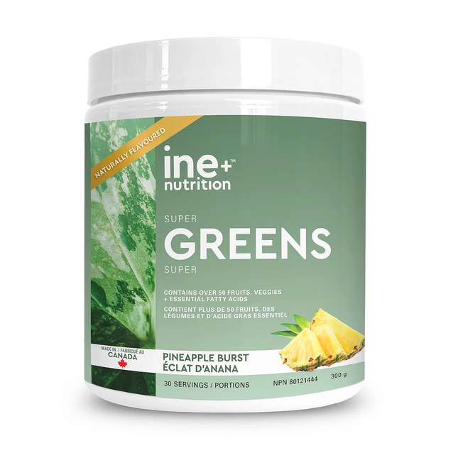 Ine+ Nutrition - Super Greens Ananas Burst | 300 grammes