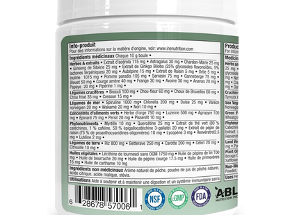DOUBLE PACK! ine+ Nutrition - Super Greens Juicy Peach | 300 g