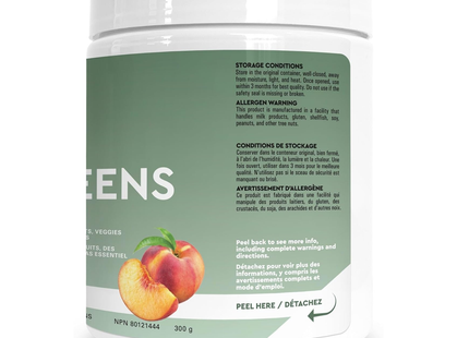 ine+ Nutrition - Super Greens Juicy Peach | 300 g