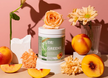 DOUBLE PACK! ine+ Nutrition - Super Greens Juicy Peach | 300 g