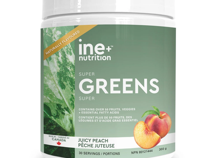 ine+ Nutrition - Super Greens Juicy Peach | 300 g