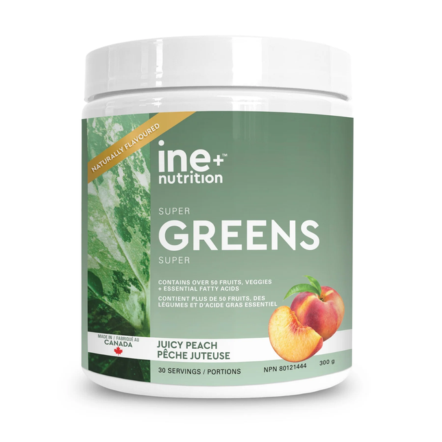 ine+ Nutrition - Super Greens Juicy Peach | 300 g