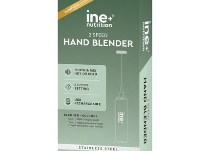 ine+ Nutrition - Dual Speed Hand Blender