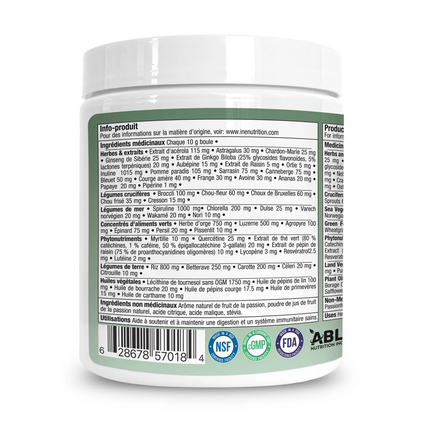 DOUBLE PACK ine+ Nutrition - Super Greens Passionfruit | 300 g