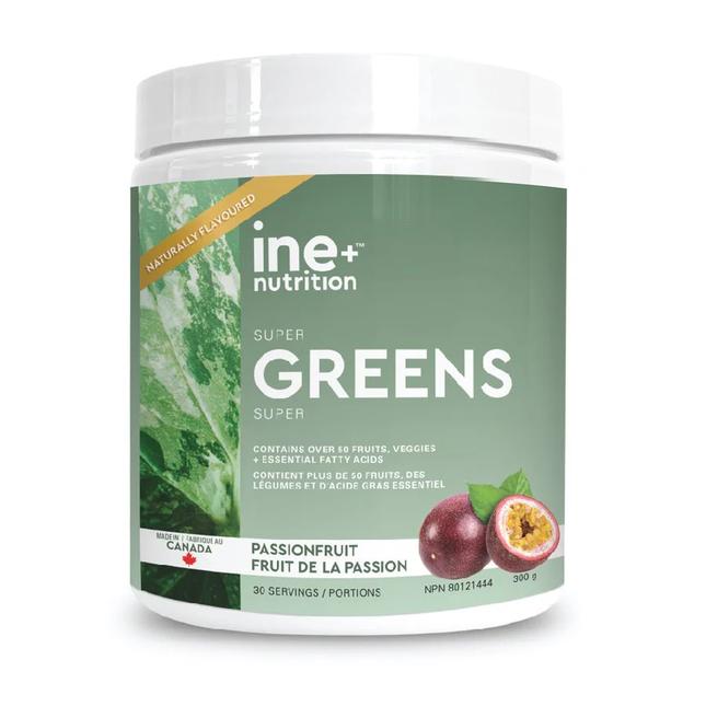 ine+ Nutrition - Super Greens Passion Fruit | 300 g