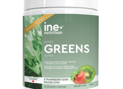 ine+ Nutrition - Super Greens Fraise Kiwi | 300 g 