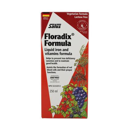 Salus Floradix Formula Formule liquide de fer et de vitamines | 250ml*