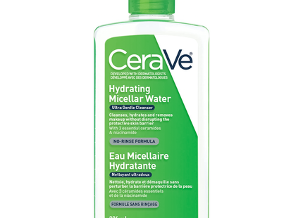 Cerave - Hydrating Micellar Water Ultra Gentle Cleanser