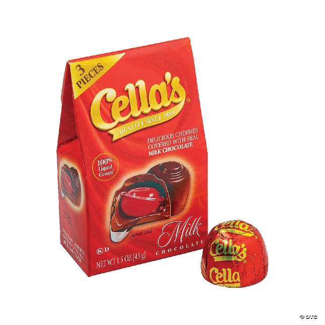 Cella's | Cherries Covered with Real Milk Chocolate | 43 g