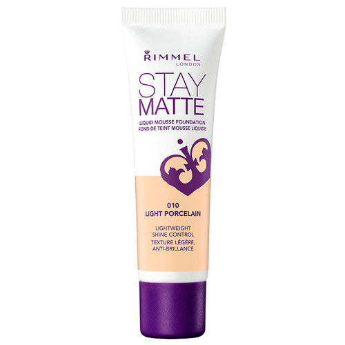 Rimmel Stay Matte Liquid Mousse Foundation - Light Porcelain 010 | 30ml