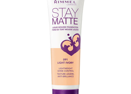Rimmel - Fond de teint mousse liquide Stay Matte | 30 ml