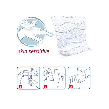 Hypafix - Non-tissé en silicone souple pour peau sensible | 10 cm x 2 m