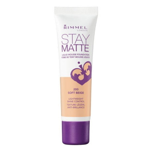 Rimmel Stay Matte Liquid Mousse Foundation - Soft Beige 200 | 30ml
