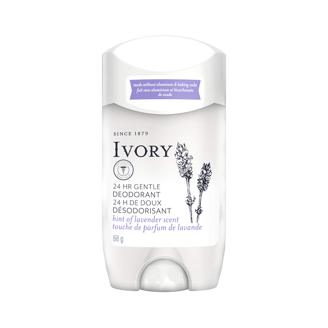 Ivory - 24H Gentle Deodorant, Hint Of Lavender Scent | 68 g
