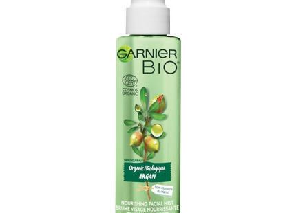 Garnier - Brume faciale nourrissante à l'argan biologique pour peaux sèches et sensibles | 150 ml