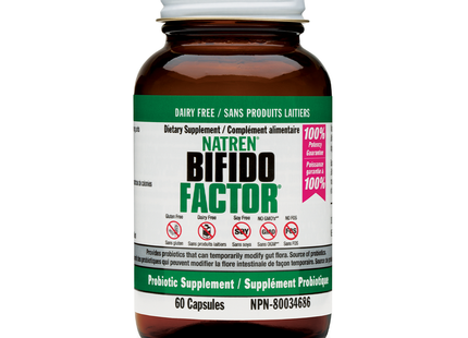 Natren - Bifido Factor Dairy Free | 60 Capsules