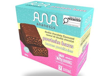 Ananesis - Double Chocolate Protein Bars | 7 x 15 g