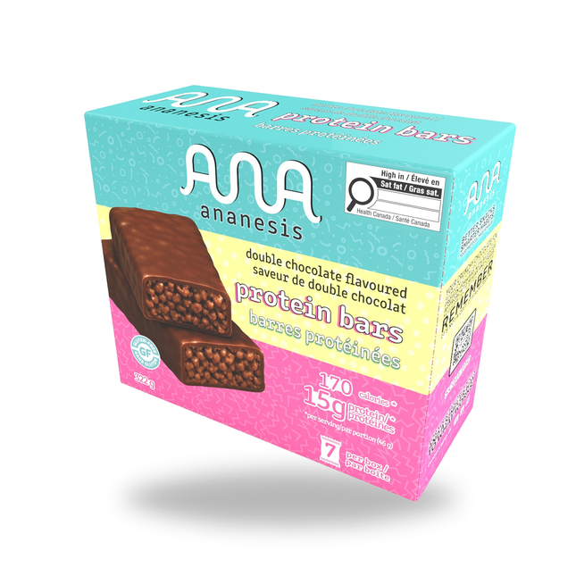 Ananesis - Double Chocolate Protein Bars | 7 x 15 g