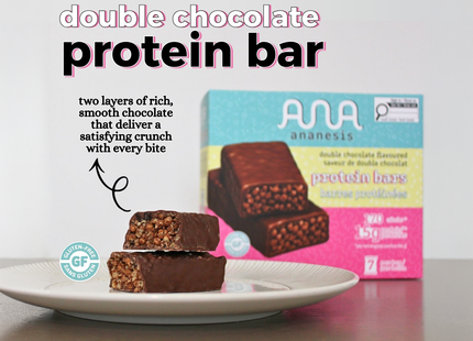 Ananesis - Double Chocolate Protein Bars | 7 x 15 g