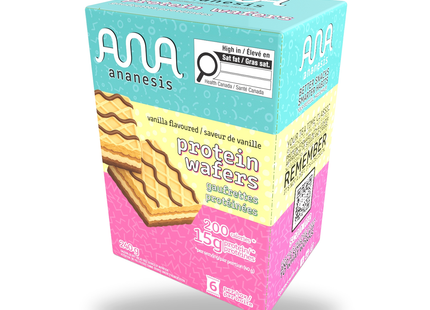 Ananesis - Protein Wafer Vanilla Flavoured | 6 x 15 g