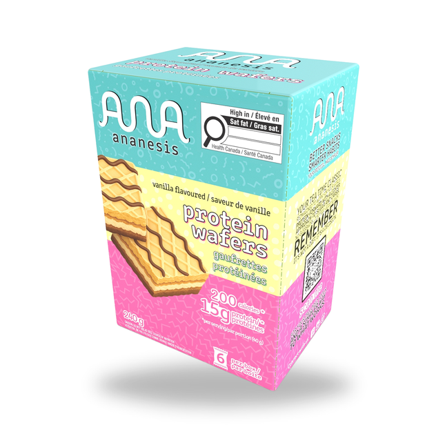 Ananesis - Protein Wafer Vanilla Flavoured | 6 x 15 g