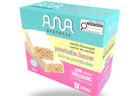 Ananesis - Vanilla Protein Bars | 7 x 15 g