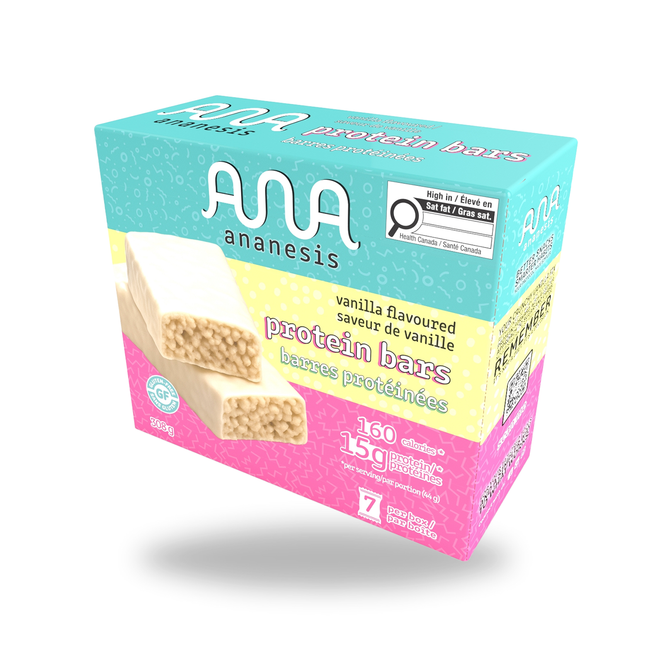 Ananesis - Vanilla Protein Bars | 7 x 15 g
