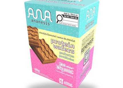 Ananesis - Protein Wafer Chocolate Flavoured | 6 x 15 g