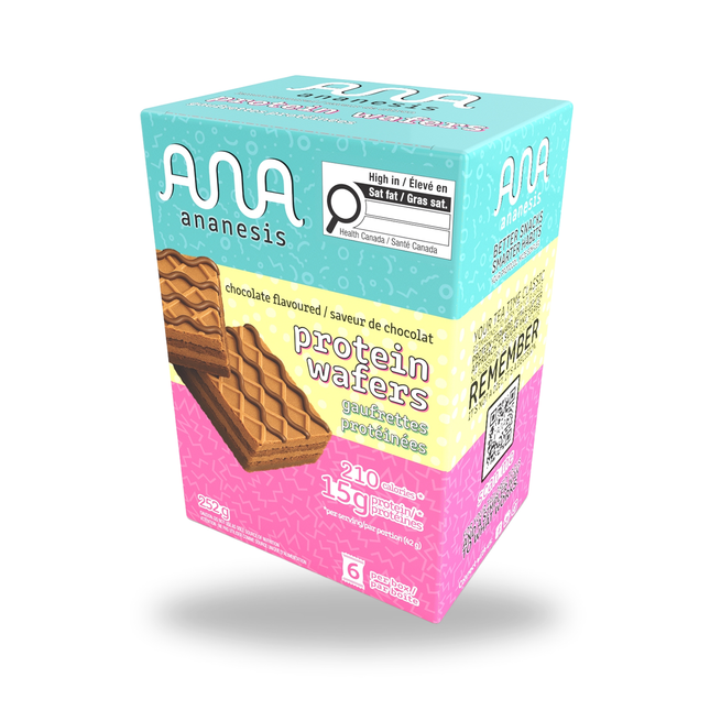 Ananesis - Protein Wafer Chocolate Flavoured | 6 x 15 g