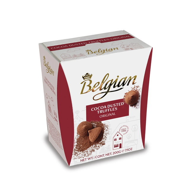 The Belgian - Cocoa Dusted Truffles, Original | 200 g