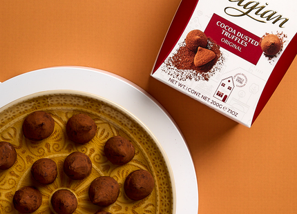 The Belgian - Cocoa Dusted Truffles, Original | 200 g