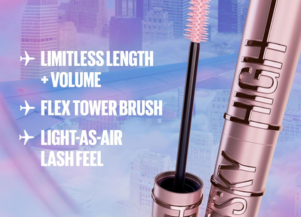 Maybelline - Mascara imperméable Sky High - 803 Noir brunâtre | 6 ml