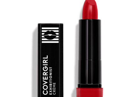 COVERGIRL - Exhibitionist Cream Lipstick, 510 Real Red | 3.5 g