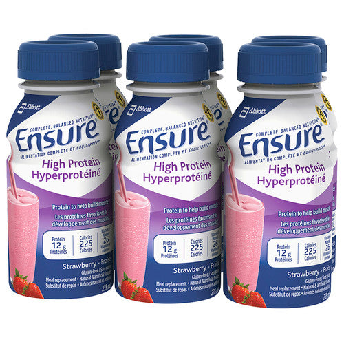Ensure - High Protein - Gluten Free Meal Replacement Drink - Strawberry Flavour | 6 X 235 ml