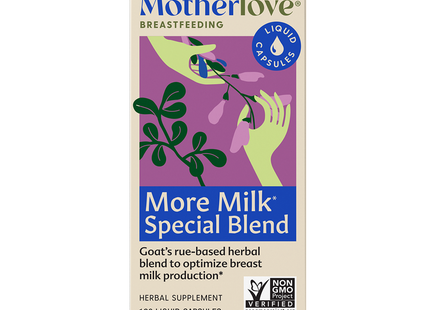 Motherlove - More Milk Special Blend | 120 Capsules