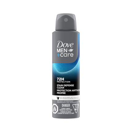 Dove - Men+Care Dry Spray Stain Defense Clean 72H Antiperspirant | 107 g