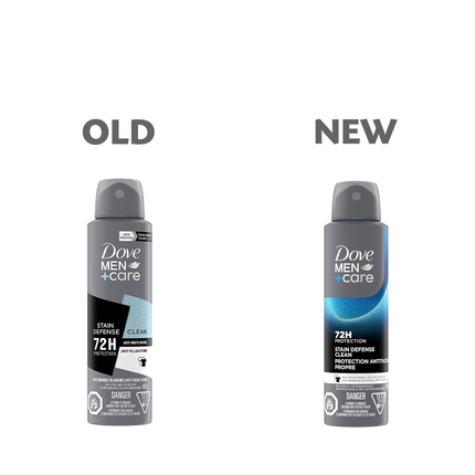 Dove - Men+Care Dry Spray Stain Defense Clean 72H Antiperspirant | 107 g