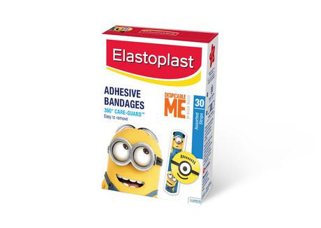 Elastoplast - Pansements adhésifs - Moi, moche et méchant | 30 bandes assorties 