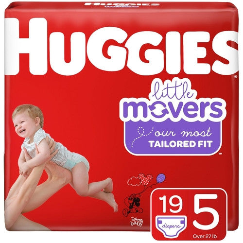 Huggies - Little Movers Diapers - Size 5 | 19 Diapers