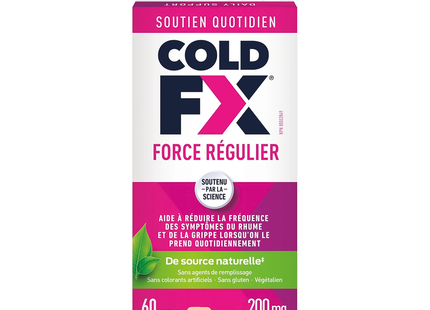Cold-FX - Regular Strength Cough & Cold Relief Capsules | 60 Capsules